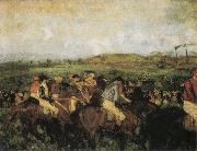 Edgar Degas The Gentlemen-s Race painting